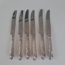 Silver Handled Tea Knives Harrison Brothers