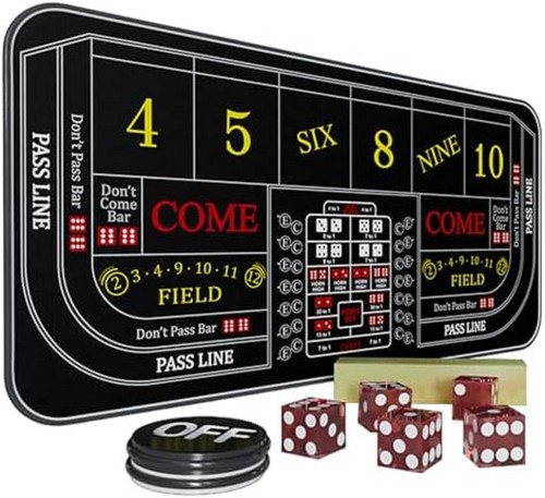 Craps mat 35 - 70", 35"