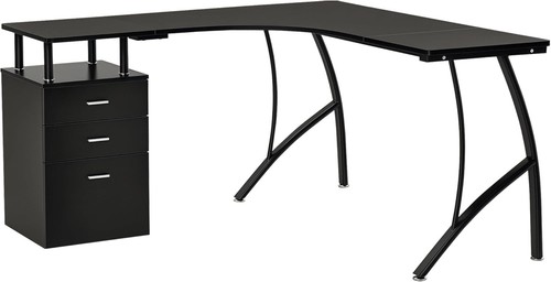 Corner computer desk with - corner,