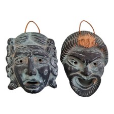 Vintage Pair Greek Theatrical