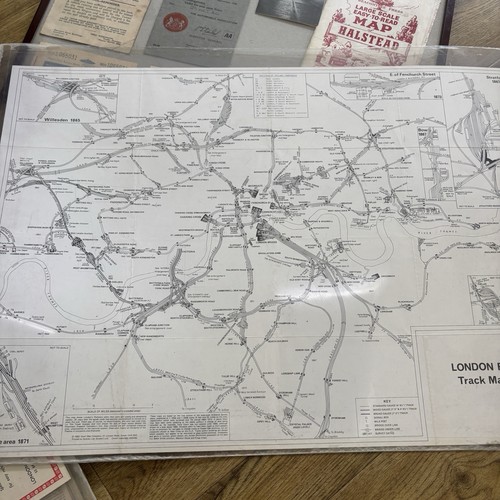 London railways track - track, 1870