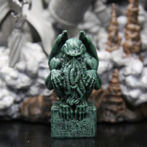 Cthulhu painted statue - painted,