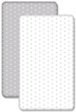 Baby 2pack fitted cot sheet - 2pack,