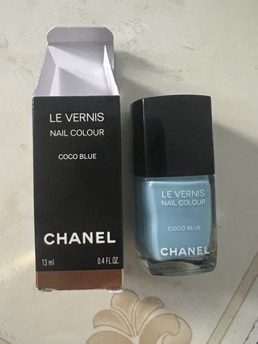 Chanel nail polish - polish, blue