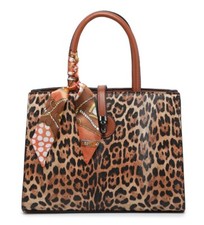 Silky scarf deco Leopard