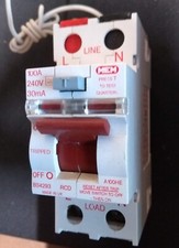 MEM / Eaton  A100HE 100 Amp 30mA D.P RCD  Memera 2000 ! Live Tested ! Type A