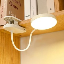 LED Flexible Clip On Table Reading Lamp Desk Light Rechargeable LED Book Light