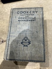 Cookery Illustrated and Household Management - Elizabeth Craig. 1936 hardback  
