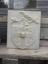 Heraldic Stone Coat Of Arms, Stone Carving Coats Of Arms Bespoke To Order.