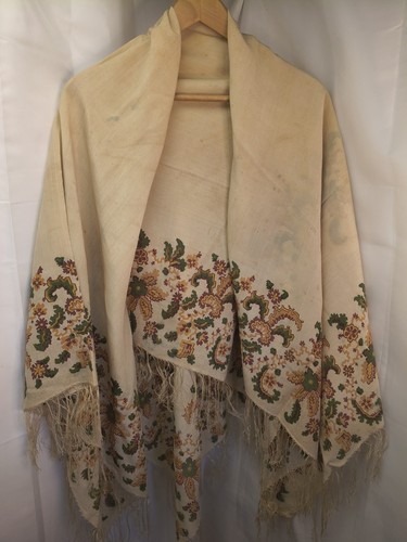 Antique paisley shawl - paisley,