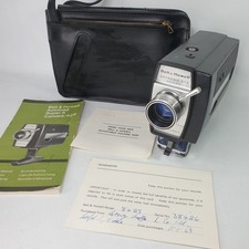 Vintage Bell & Howell 429 Super 8 Movie Camera Autoload & Optronic Eye & Handle