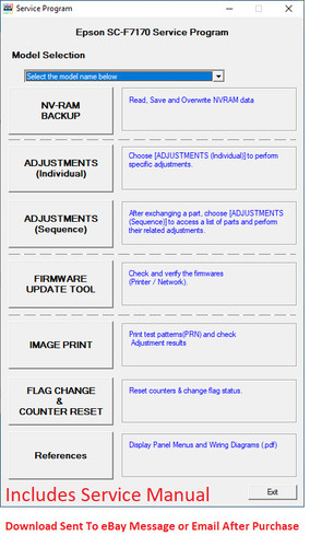 Epson adjustment service - epson,