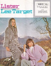 Lister K2615 Original Women's Knitting Pattern Mohair Coat & Jacket
