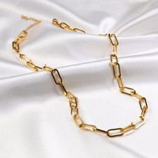 18ct gold plated chunky chain - 18ct, gold-plated