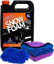 Snow Foam Shampoo Car Candy pH Neutral Wash Wax Microfibre Detailing Care 5L