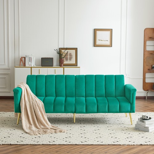 Green velvet click - in,