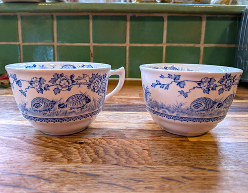 Set mason quail blue - set, 2
