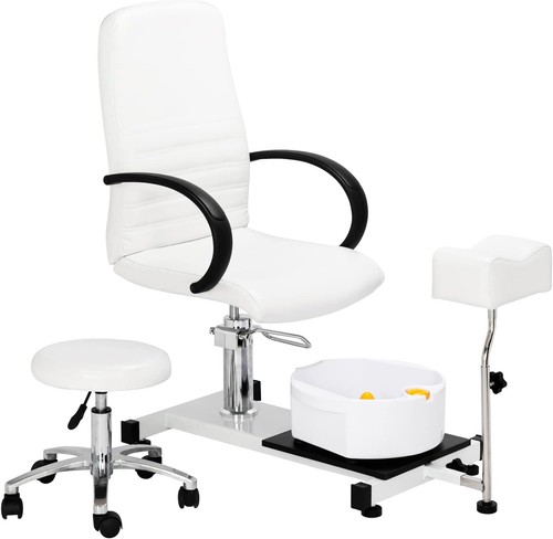 Pedicure chair white - pedicure,