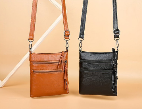 Ladies cross body long strap - cross,