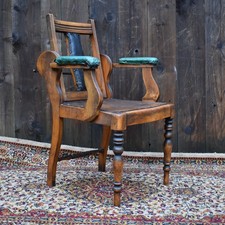 Antique edwardian leather and - antique,