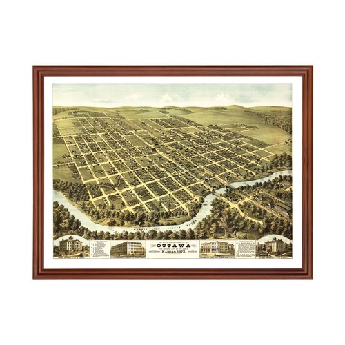 Old map ottawa 1872 - map, ottawa,