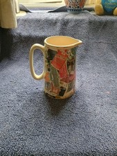 RINGTONS CERAMIC TALL WATER JUG VARIOUS SNAPSHOTS OF RINGTONS PAST BY WADE