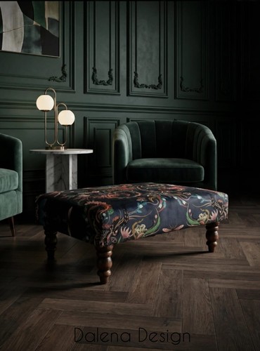 Bespoke handcrafted footstool