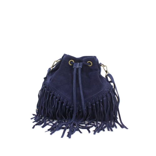 Ladies soft real suede fringe - soft,