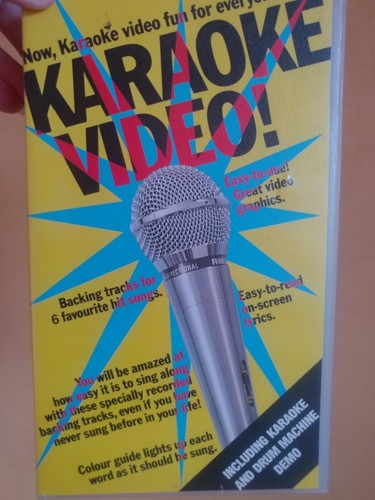 Karaoke vhs video tape - vhs,