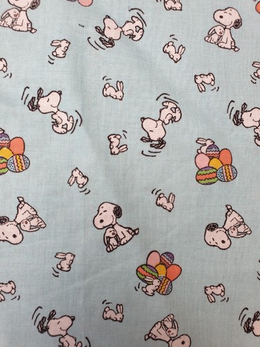 Snoopy easter fabric - fabric, piece