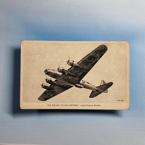Ww2 aircraft postcard - ww2, c1940