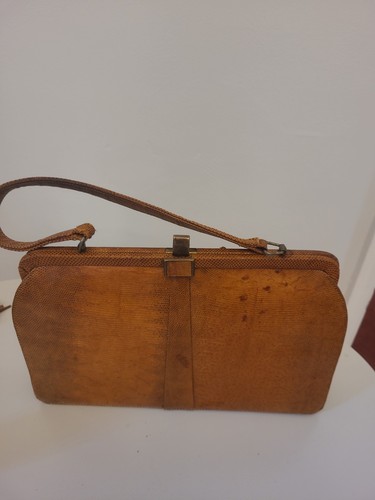 Vintage 1950s genuine - genuine, lizard