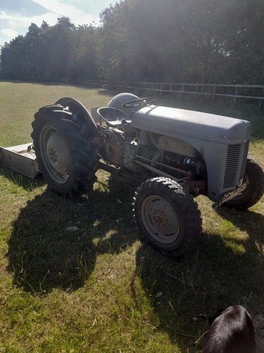 Tractor grass topper mower - tractor,