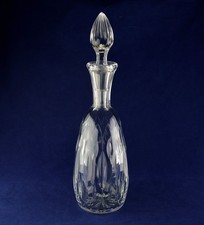 Webb Corbett Crystal "CANTERBURY" Round Wine Decanter - 13" Tall - Signed 1st
