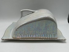 VINTAGE WHITE LUSTRE WARE