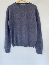 Vintage Harbour Nautical Apparel Lambswool Jumper XL Blue Long Sleeve Pullover