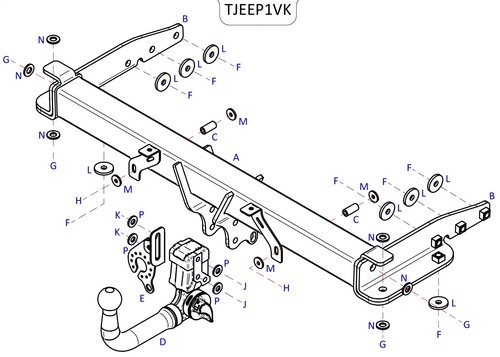 Towtrust vertical detach - vertical,