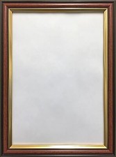 WALNUT WOOD EFFECT WITH GOLD