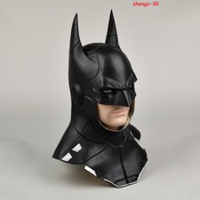 Justice League Batman Mask Cosplay Bruce Wayne Hood Wearable Halloween Helmet