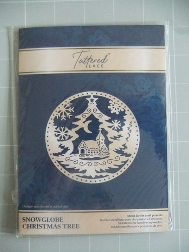 Tattered lace snowglobe - lace, ''snowglobe