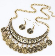 Antique Gold Coins Collar