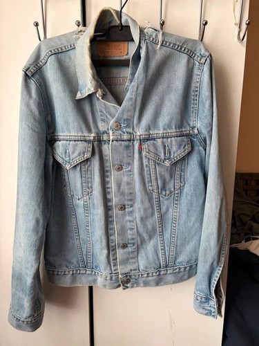 Levi vintage denim trucker - denim,