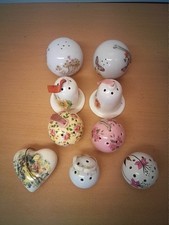 Vintage  Ceramic Pomanders X 9 Joblot Bundle, Collectable ❤️CHARITY 