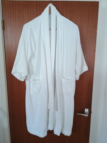 Womens white towelling - towelling, 100%