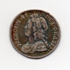 1735 Maundy Fourpence, George