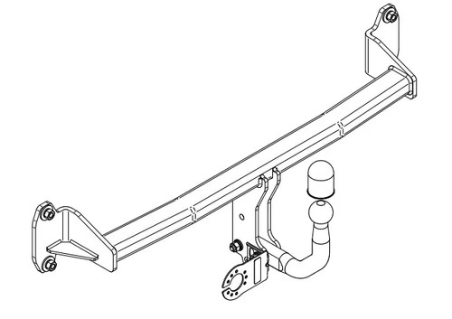 Swan neck tow bar - tow, mini