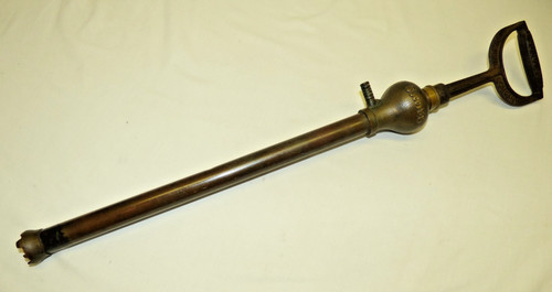 Vintage brass bilge pump boat - brass,