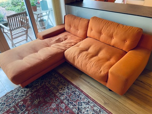 Habitat seater sofa burnt - 3,