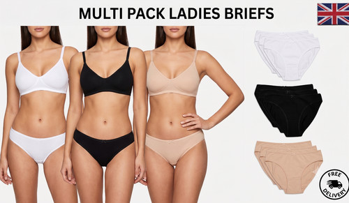 Pack3 ladies cotton - pack3,6,12,