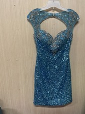 Hannah S Beaded Mini Dress